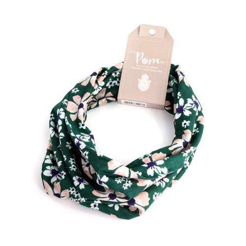 Green Floral Multiway Snood by Peace of Mind
